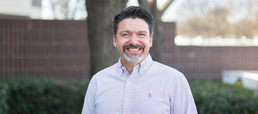 Bob Urban, Senior Manager at ACRT Services, smiling outdoors during his 30-year career celebration.
